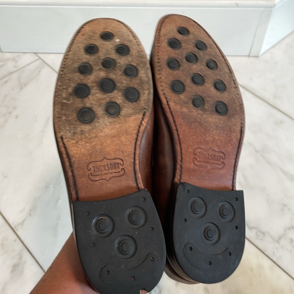 Thursday boot company size 11 men brown leather penny loafers already broken in! - Picture 10 of 10
